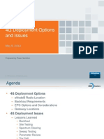 4G Deployment Options and Issues