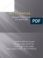 No Te Rindas