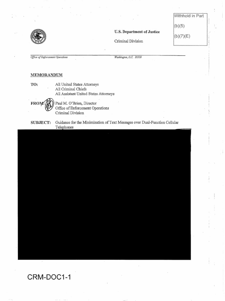 Totally Redacted FOIA Response | PDF
