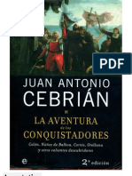 La Aventura de Los Conquistadores - Juan Antonio Cebrian