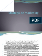Strategii de Marketing