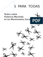 Tijeras para todas - violencia machista en movimientos sociales