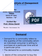 Increase in Demand