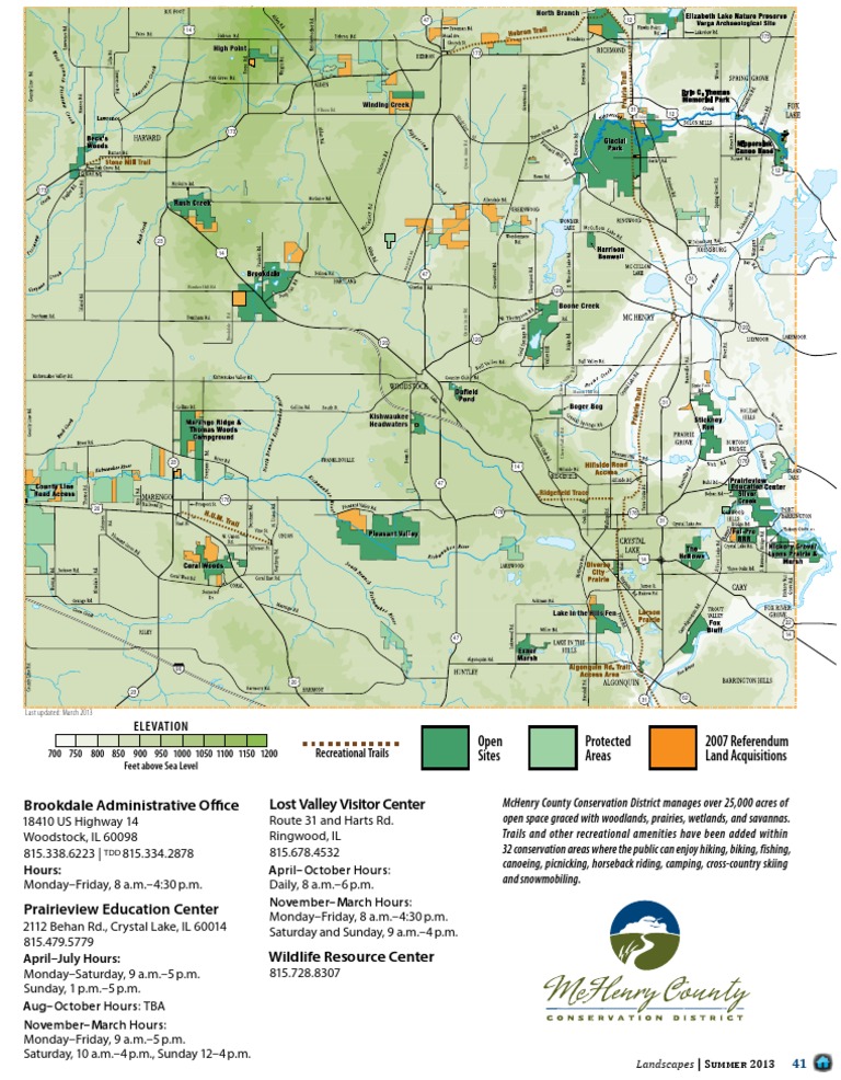 McHenry County open sites | Outdoor Recreation | Conservation