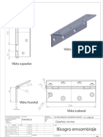 Ensamblaje Bisagra Croquis