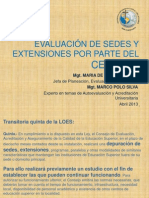 Informe Ceaaces Depuración Extensiones