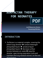 Surfactan Therapy For Neonates