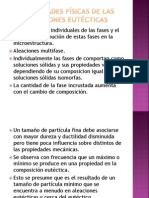 Propiedades Físicas de Las Aleaciones Eutécticas