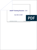 ABAP Session - 3 - 3-Open SQL