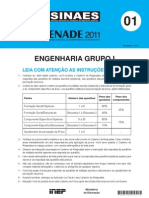 Enade 2011 Prova Engenharia Grupo I PDF