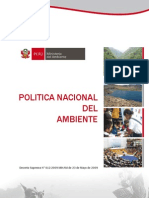 Politica Nacional Del Ambiente1