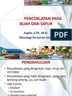 Pencoklatan Pada Buah Dan Sayur