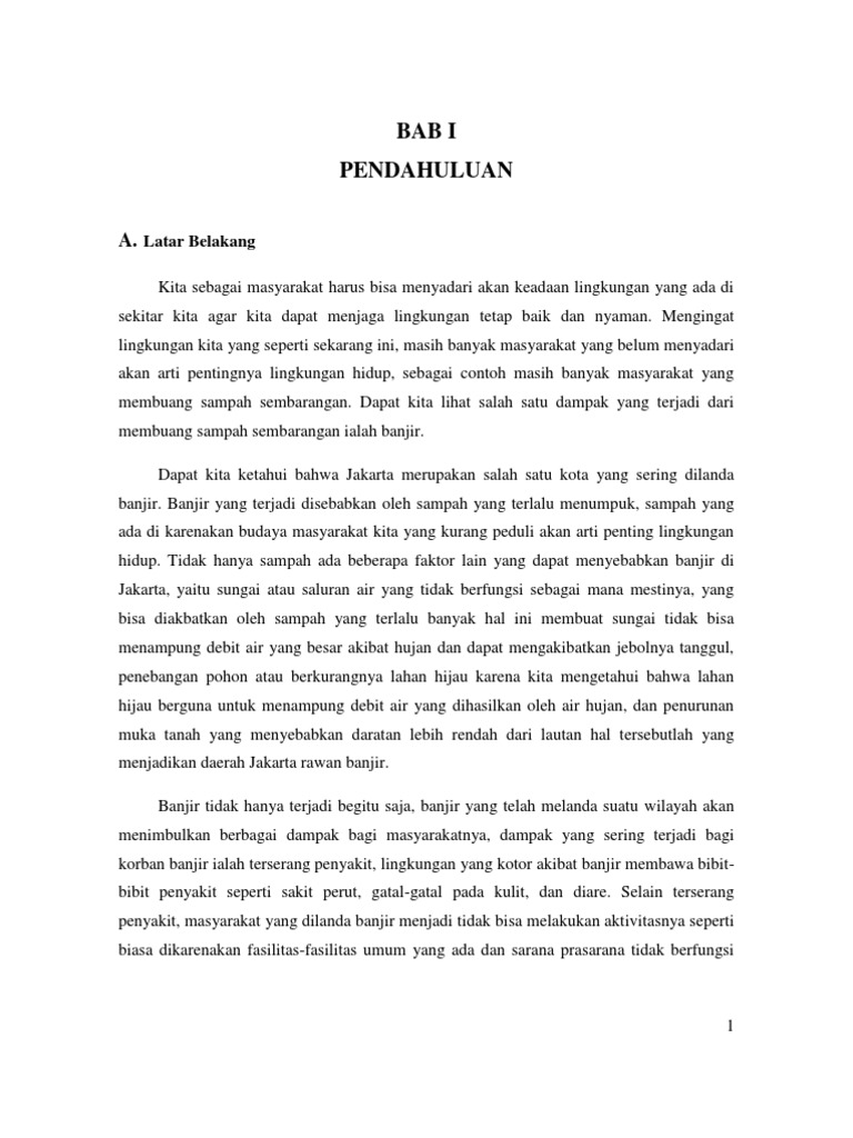 Geografi Makalah Banjir Jakarta
