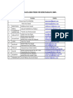 Pegawai Data Pahang 2009