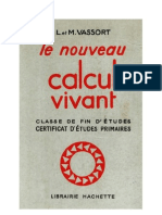 Mathématiques Classiques Le Calcul Vivant Certificat D'etude 01 L Et M Vassort