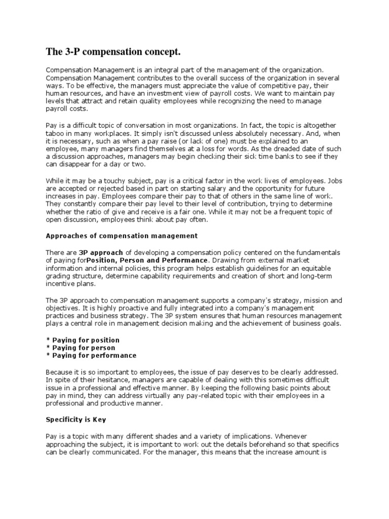 A Manager's Guide to Effective Communication About Compensation