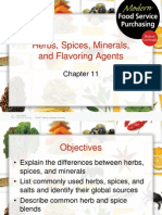 Herbs, Spices, Minerals, and Flavoring Agents