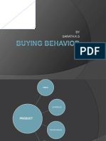 Buying Behavior S
