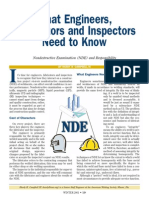 NDE - What Inspectors Need To Know