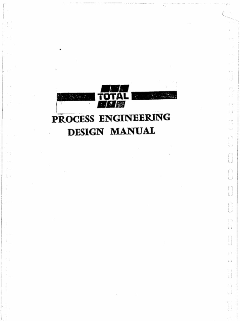 TOTAL Process Engineering Design Manual | PDF