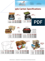 Cartons Apples Specifications 