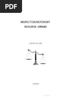 Suport de Curs Inspector Resurse Umane 2013