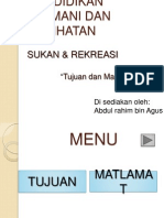 Tujuan Dan Matlamat 