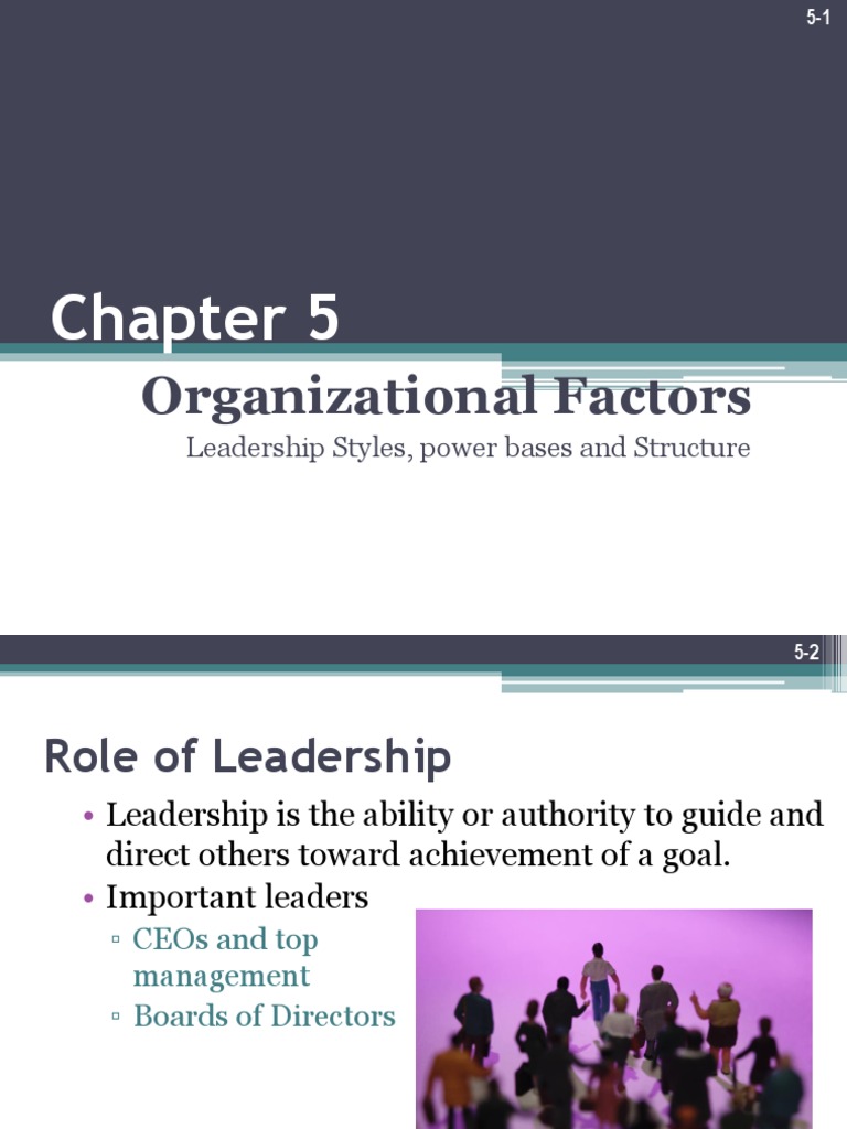 L6-Eadership and Structure | PDF | Power (Social And Political ...