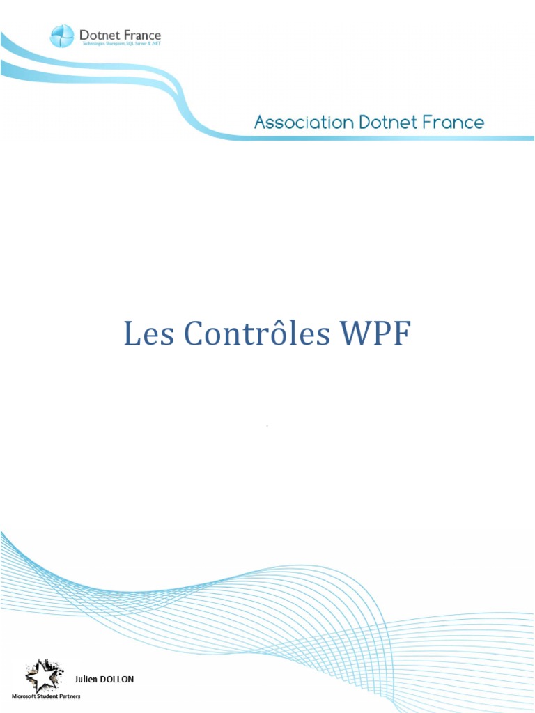 Introduction aux Contrôles WPF | PDF | Windows Presentation Foundation ...