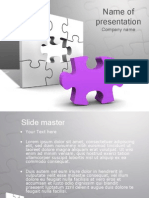 Company presentation slide and print masters