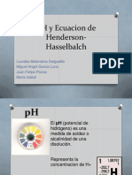 pH y Ecuacion de Henderson-Hasselbalch