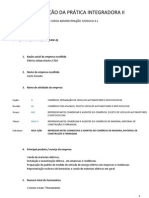 ORGANIZAÇÃO DA PRÁTICA INTEGRADORA