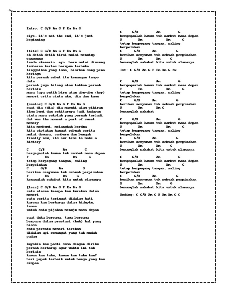 Chord Gitar Bondan Kita Selamanya Pdf