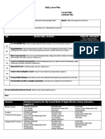 Daily Lesson Plan Template 341