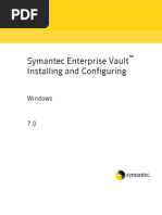 Symantec Enterprise Vault Installing and Configuring