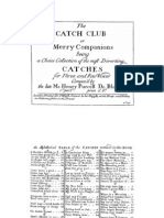The Catch Club or Merry Companions (Walsh, John)