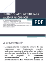 ARGUMENTACIÓN 1 MEDIO