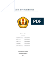 Analisis Investasi Publik