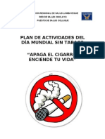 Plan Del Dia Mundial Sin Tabaco