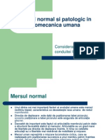 Mersul Normal Si Patologic in Biomecanica Umana