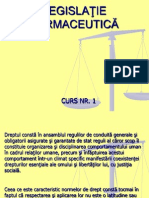 Legislatie Farmaceutica 2011-2012 Curs 1