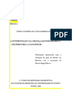 A Intervenção de Um CAFAP Na Relação Família Escola