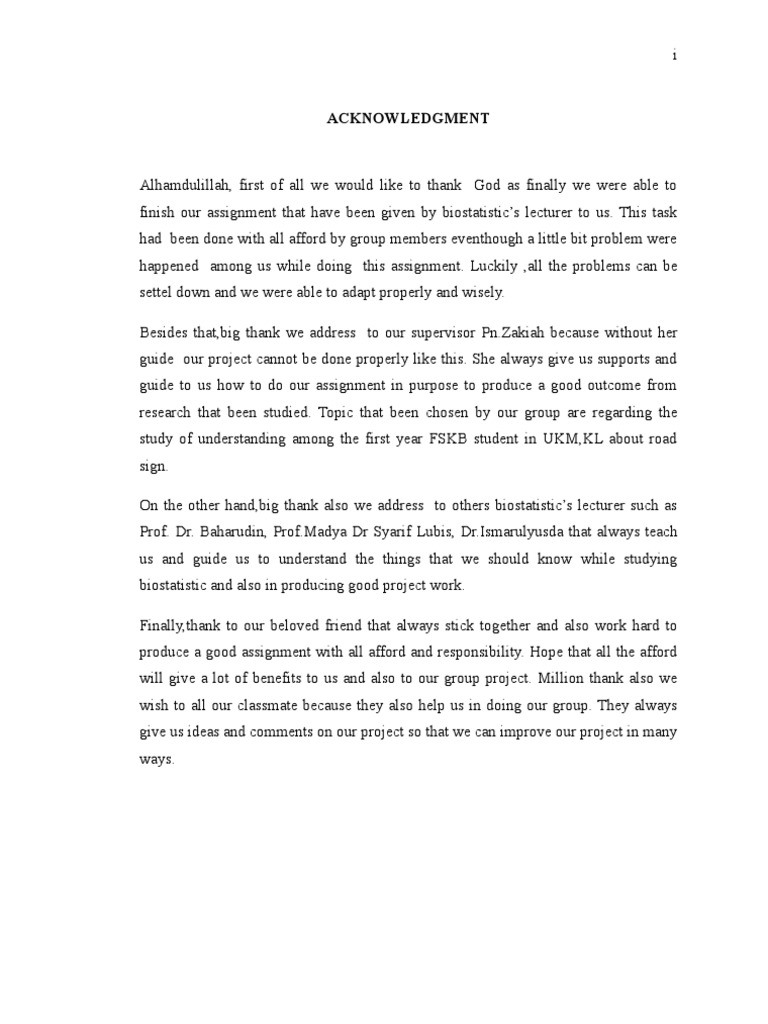 Acknowledgment And Table Of Contents Pdf Statistical Hypothesis Testing Data Analysis