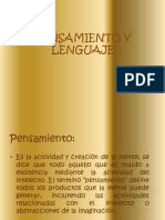 Pensamiento y Lenguaje