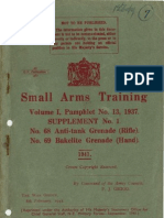 Small Arms Training - Volume I - Pamphlet No 13 - Supplement No 1 - No 68 Anti-Tank Grenade (Rifle) - No 69 Bakelite Grenade (Hand) - 1941