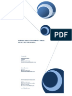 Foreign Direct Investments & Real Estate Sector: India