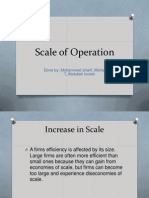 Scale of Operation: Done By: Mohammed Sharif, Mohammed T, Abdullah Lootah
