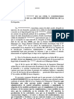 Informes en Un Juicio de Nulidad de Una Resolución Administrativa. Defensa Del Orden Urbanístico.