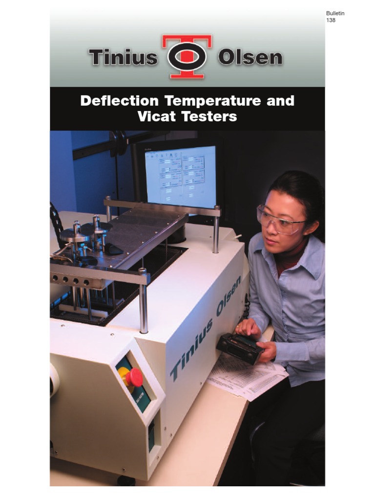 Deflection Temperature and Vicat Testers: Bulletin 138 | PDF | Heat ...