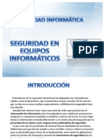 Seguridad en Equipos Informáticos